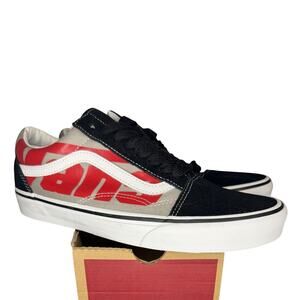 Vans Old Skool Jumbo Vans Black/ White  Red Men's Size 9
